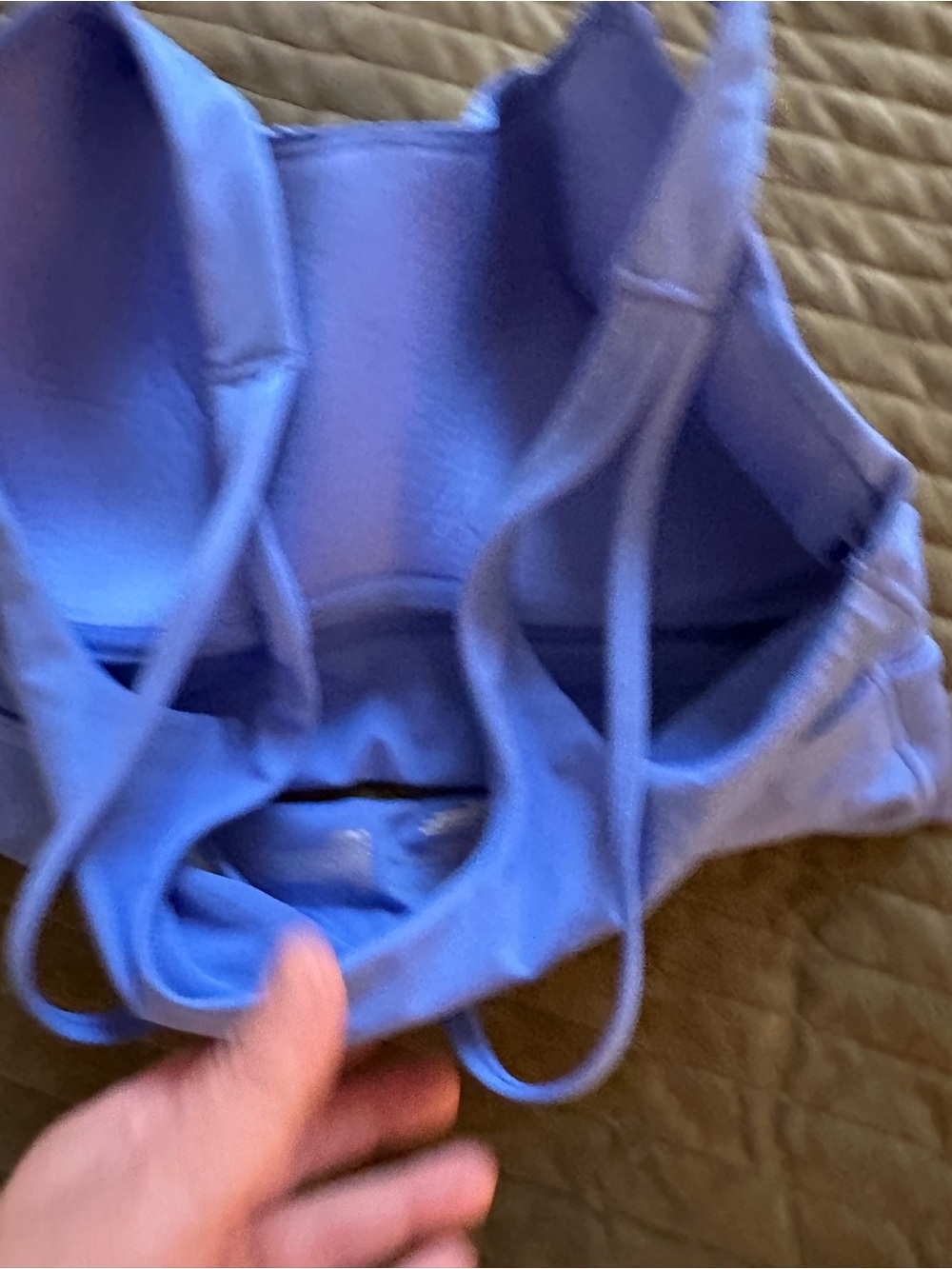 Blue Sports Bra EUC - Picture 6 of 7